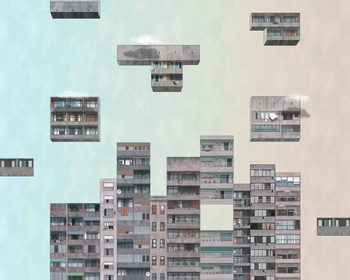 9000043 - panel Tetris Sunset Random Archist Coordonne