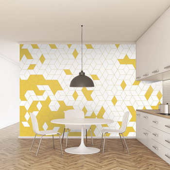 Shapes Fusion Honey - tapeta Wallart