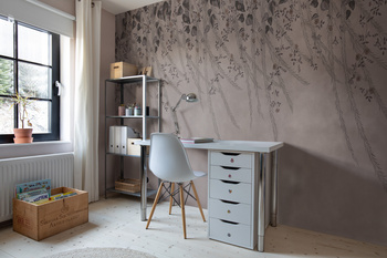 R16782 Lush Foliage, Rose Dust - Fototapeta RebelWalls