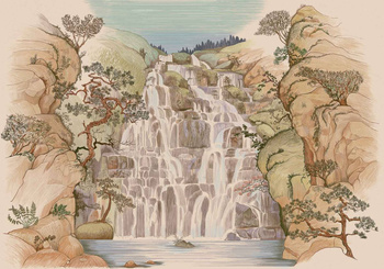 9000001 - panel Fallingwater Summer Random Archist Coordonne