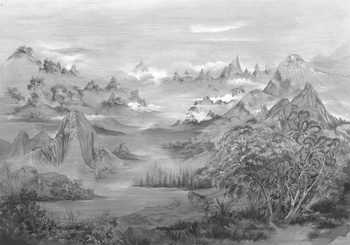 7900022 - panel Kami Chia Seed Random Chinoiseries II Coordonne