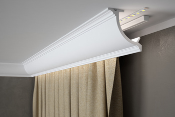 Listwa karniszowa LED 11 cm | Mardom Decor QL027