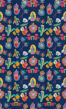 Tapeta London Art 19037 mexican folk antonio colomboni