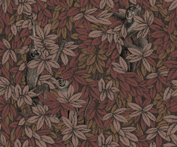 123/10050 – Tapeta Małpy w liściach Fornasetti Senza Tempo II Cole&Son