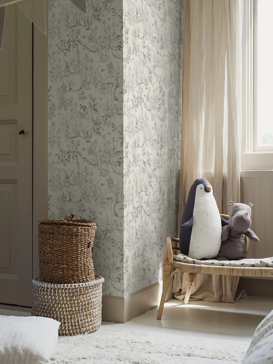 7478 – tapeta Forest Friends Newbie Wallpaper II – BorasTapeter – zdjęcie produktu