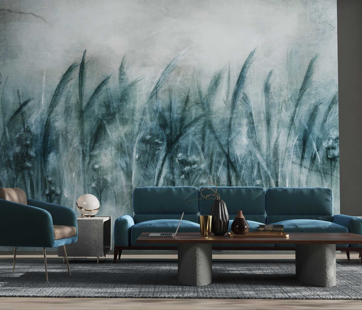 Fototapeta CANNA 535 31 2201 WALLCRAFT w aranżacji salonu