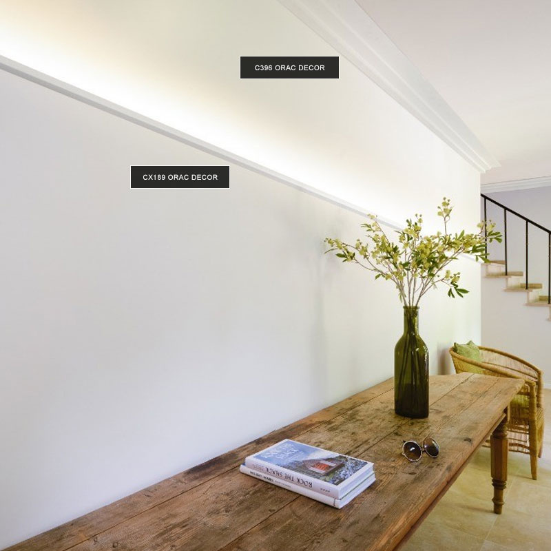CX189 - Listwa przysufitowa oświetleniowa LED Orac – Orac Decor – aranżacja wnętrza