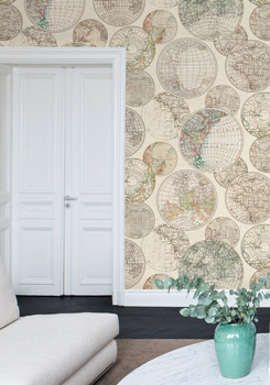 R13881 Globes Gathering - Fototapeta RebelWalls