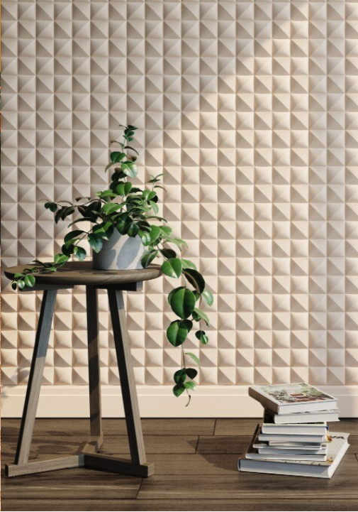 Panel dekoracyjny W113 COBBLE przygotowany do malowania