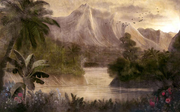 7900031 - panel Kodo Rose Random Chinoiseries II Coordonne