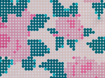 WK807/04 – tapeta Peg Art Roses Rose Kirkby Design x Eley Kishimoto Wallcovering Kirkby Design