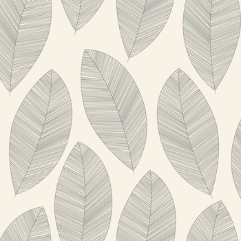 104310927 - tapeta Graphic Leaves Moonlight II Caselio