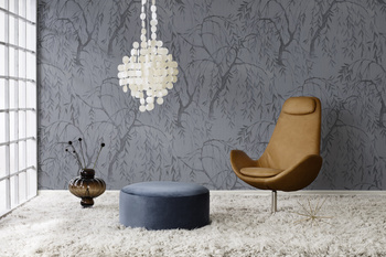 R16773 Weeping Willows, Still Waters Blue - Fototapeta RebelWalls