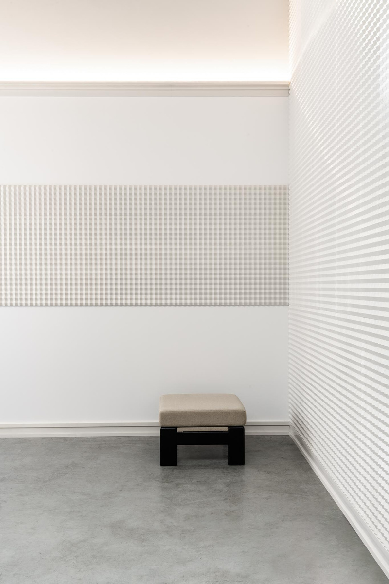 Panel dekoracyjny Orac Decor W115 SLOPE zastosowany na ścianie w nowoczesnym wnętrzu