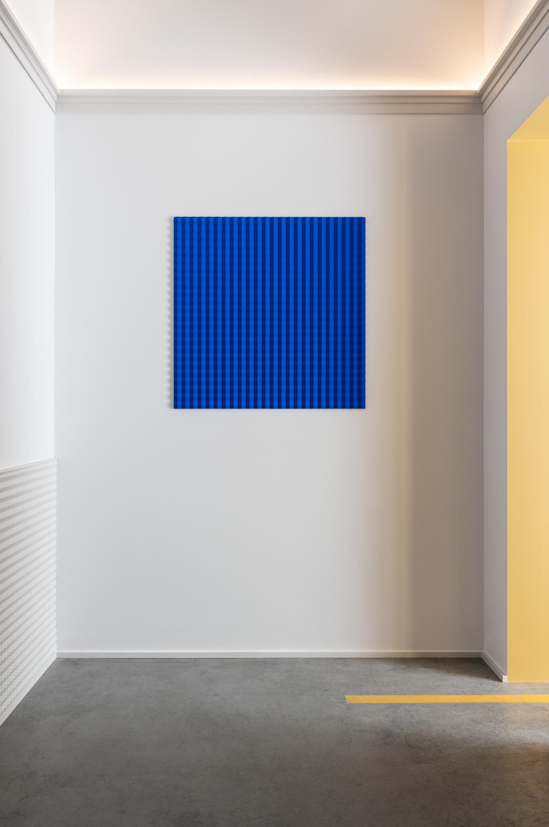 Panel W115 SLOPE Orac Decor w formie dekoracyjnego prostokątnego modułu na ścianie