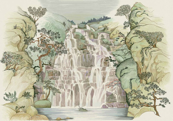 9000004 - panel Fallingwater Spring Random Archist Coordonne