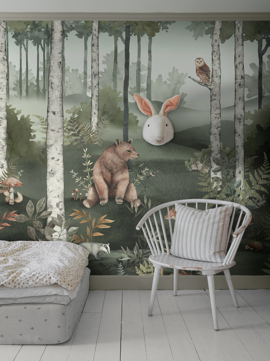 6943 – mural Wild Forest Newbie Wallpaper II – BorasTapeter – zdjęcie produktu