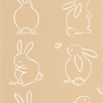 88381887 - tapeta Funny Bunny Once Upon A Time Casadeco