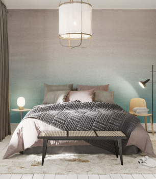 Tapeta Turquoise Fogg